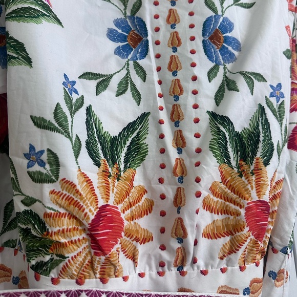 NWT FARM RIO Off-White Bloom Garden Romper - Picture 7 of 7